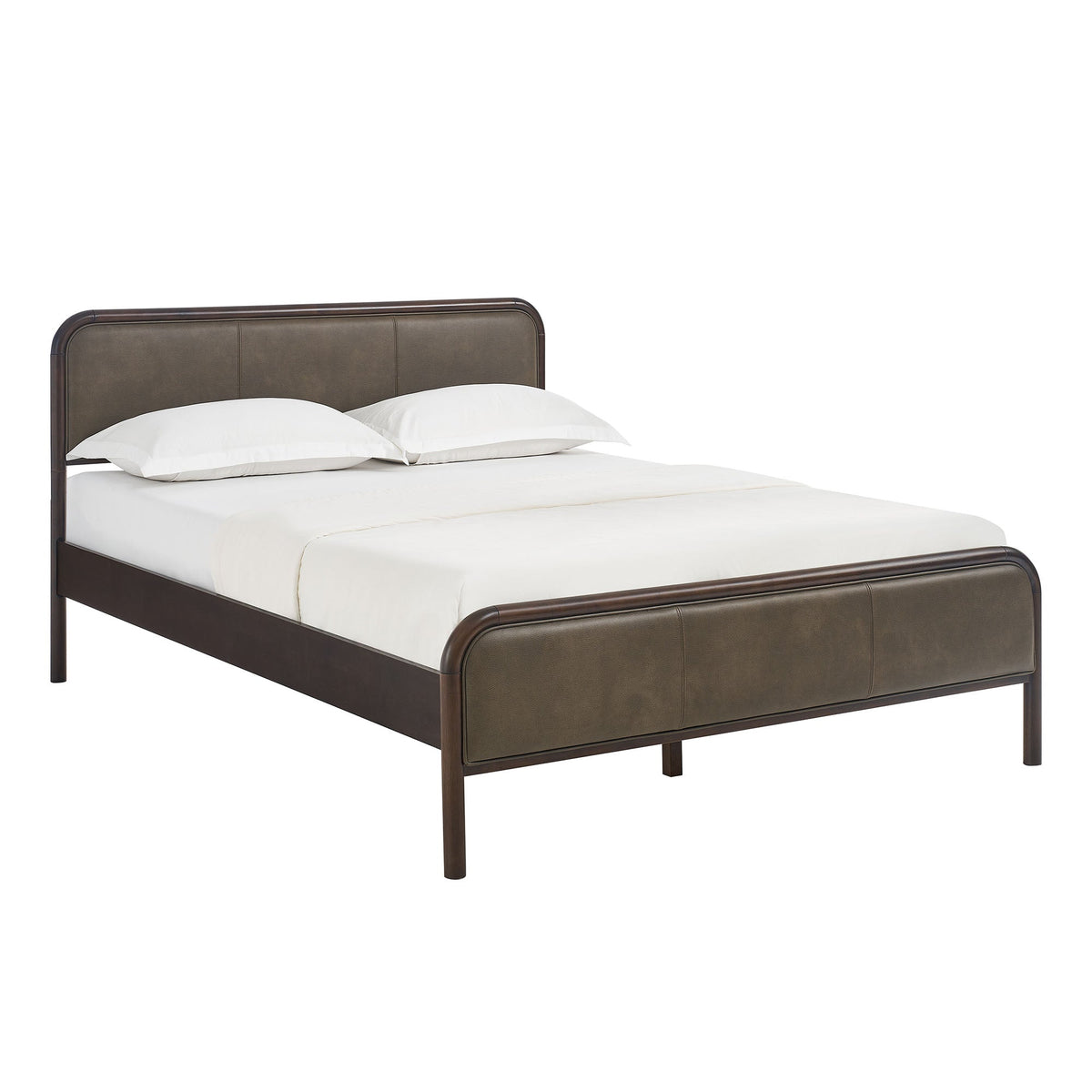 Wexford Vegan Leather Platform Bed