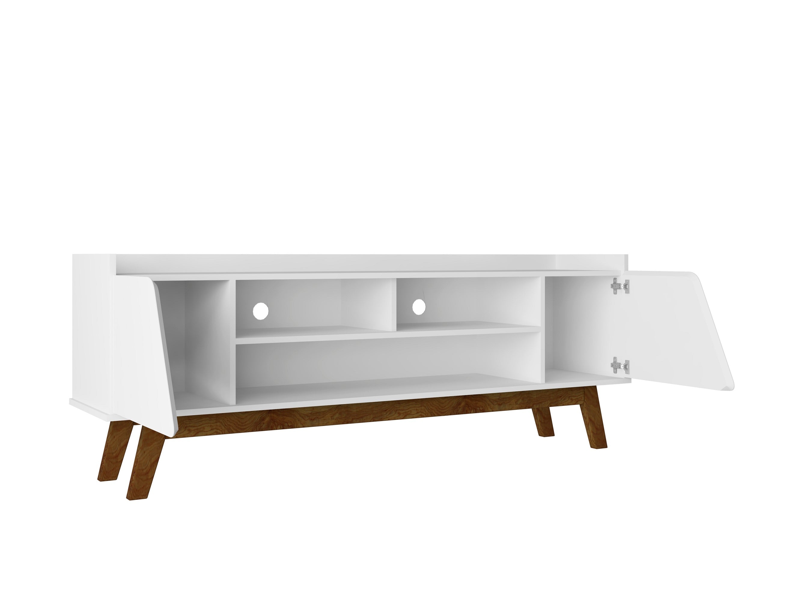 Marcus 63" Modern White TV Stand Media Console