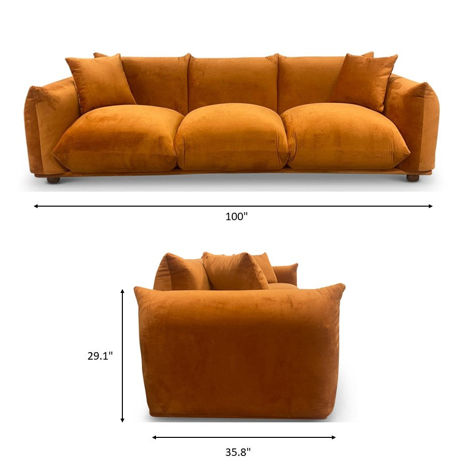 Archer Cream Boucle Sofa