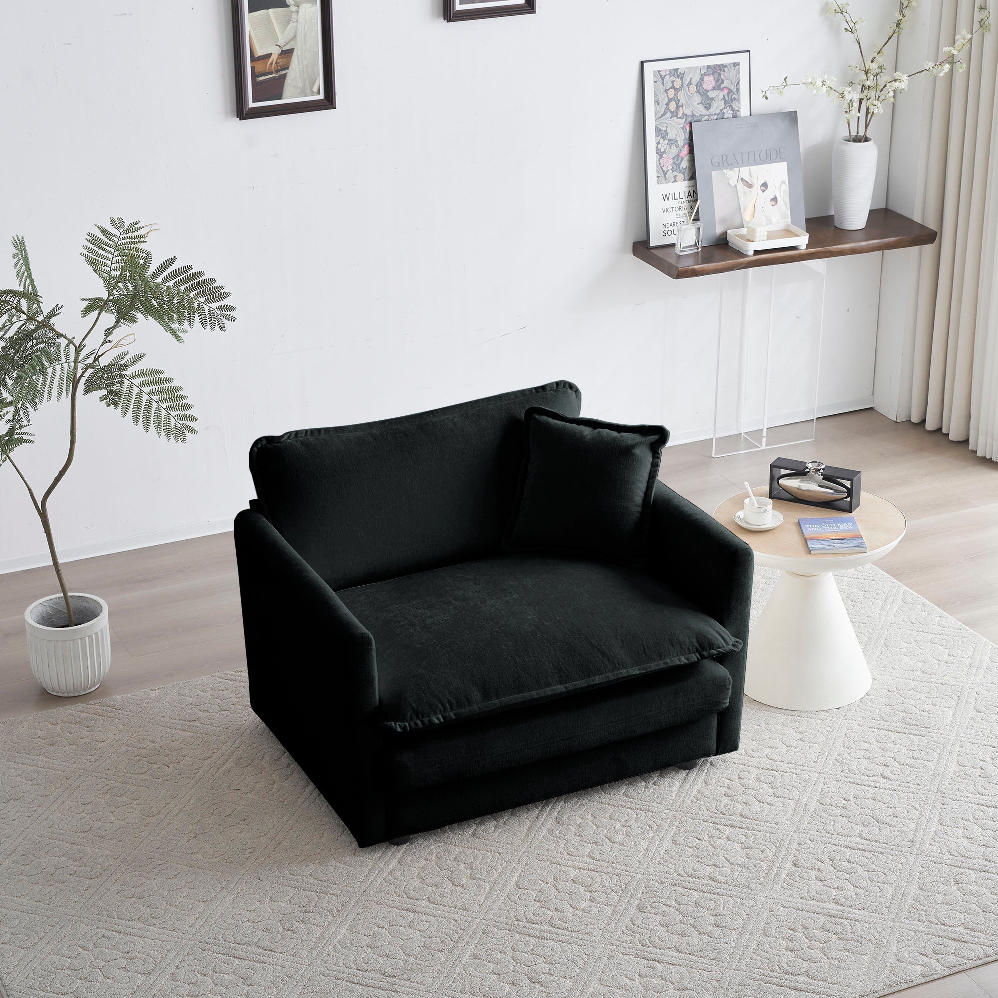 Ferda 2-Piece Chenille Upholstered Sofa Set