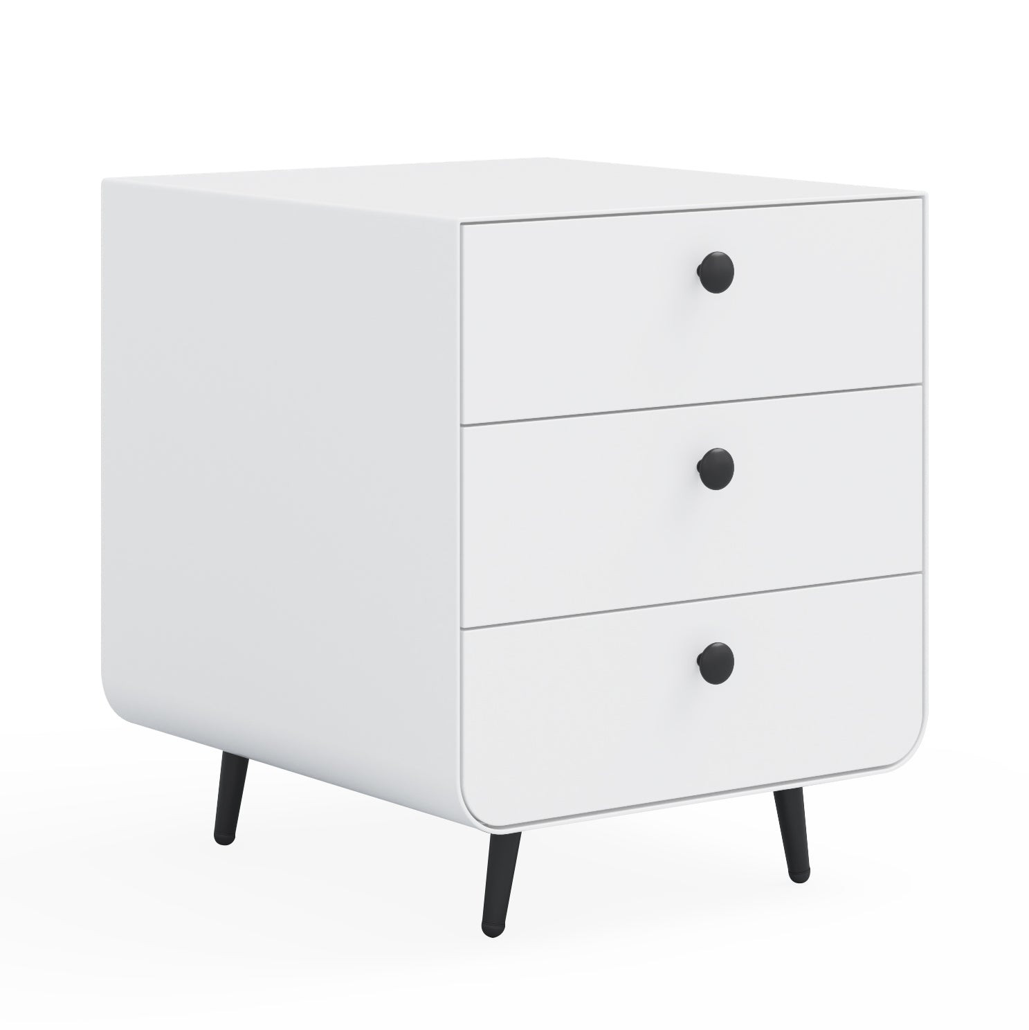 Hon Modern Steel Nightstand Storage Cabineta