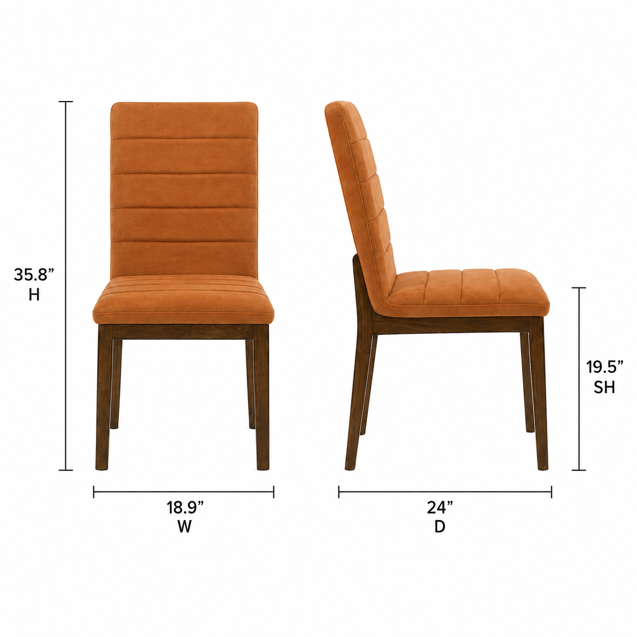 Isley White Boucle Dining Chair - Set of 2