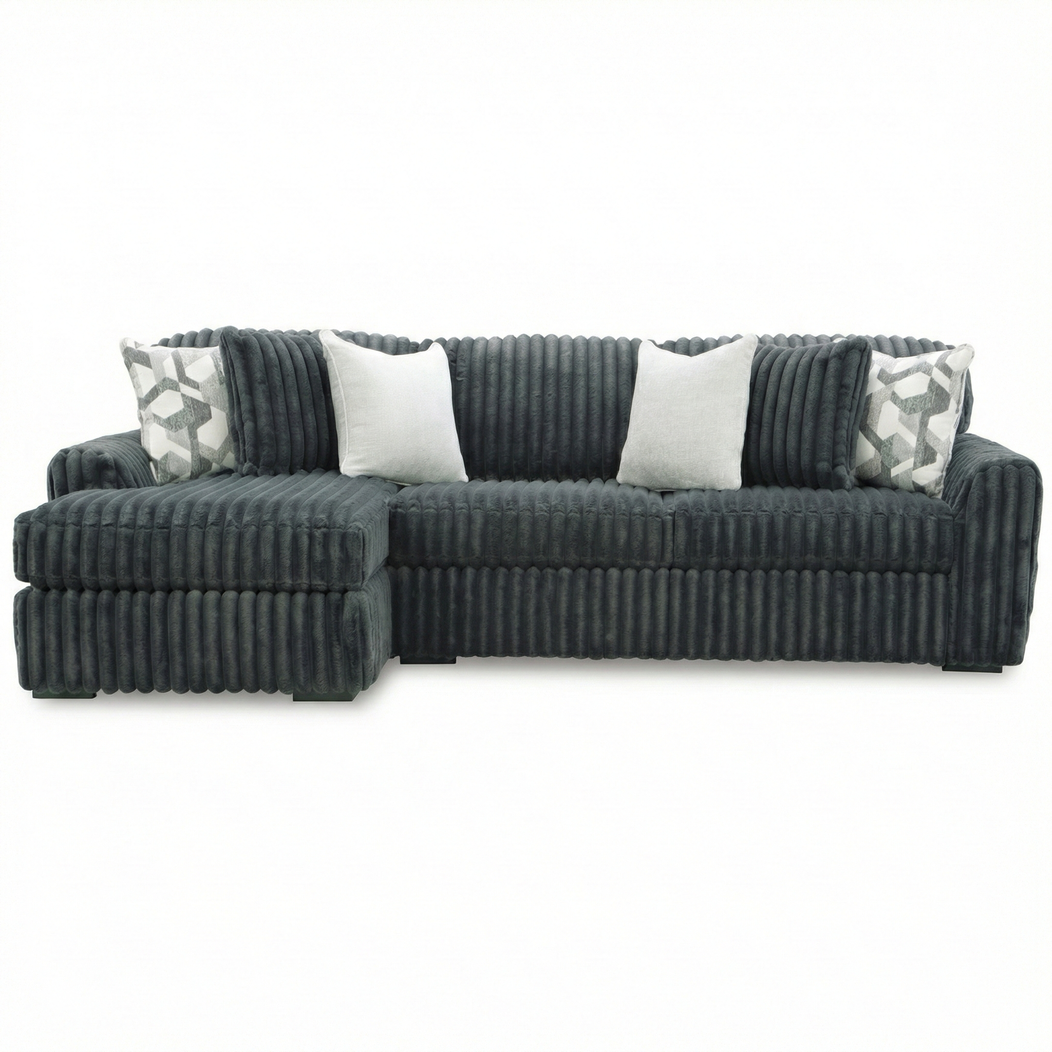 Midnight-Madness 2-Piece Sectional Sofa Chaise