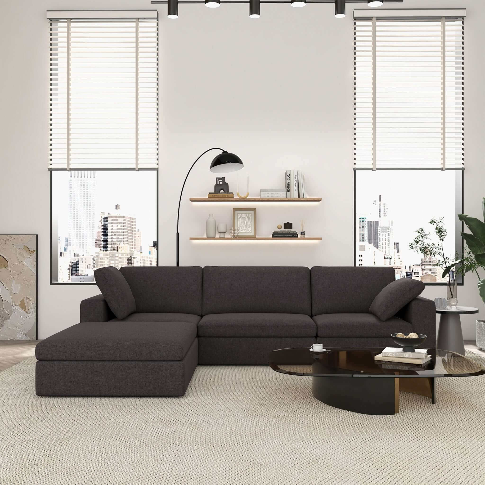 Carmine Modular Corner Sectional Modern Sofa