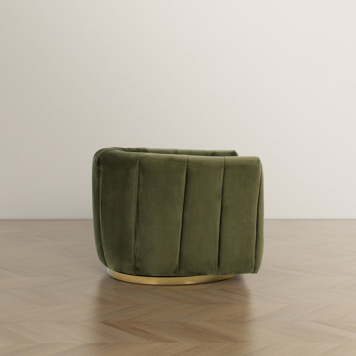 Celle Velvet Swivel Chair