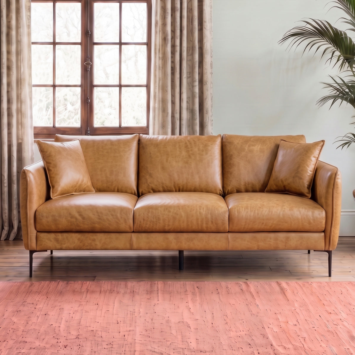 Clarksville Leather Sofa