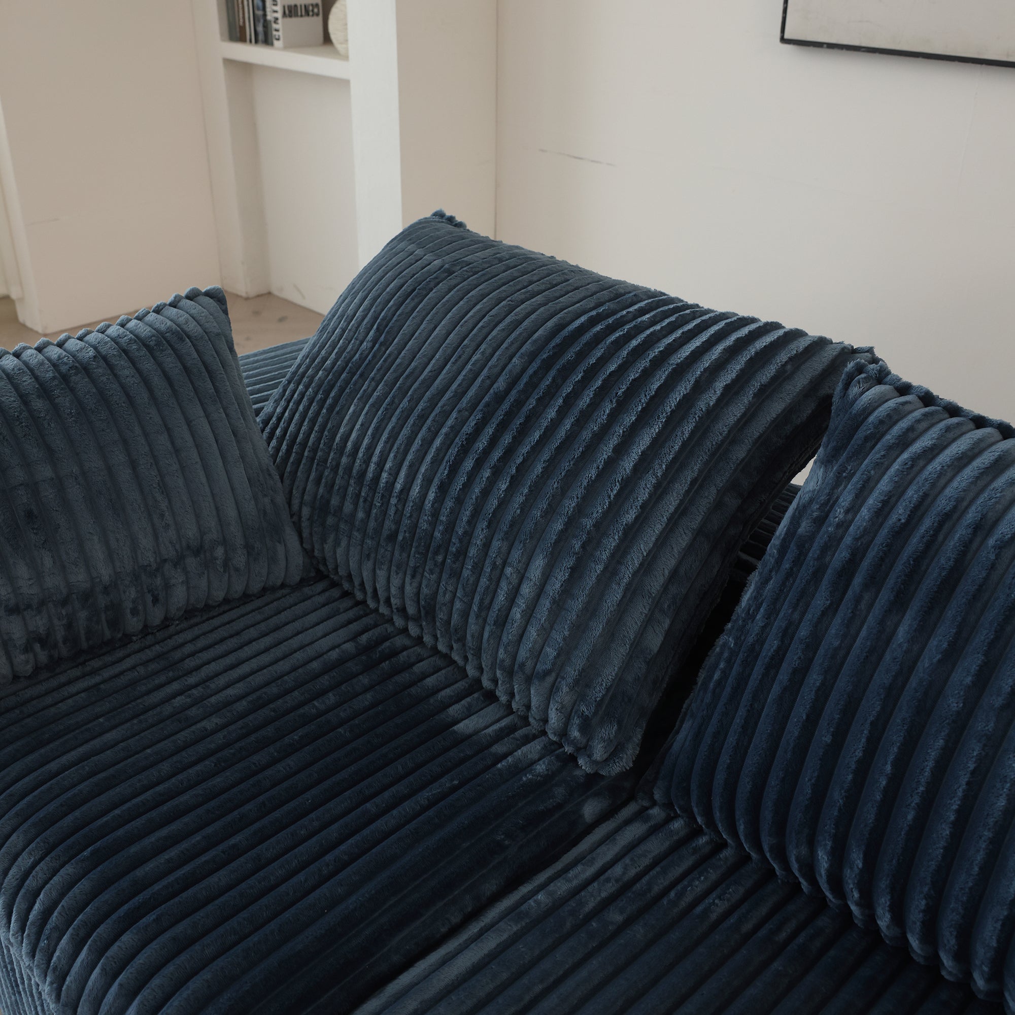 Norre Cloud Blue Corduroy Sofa