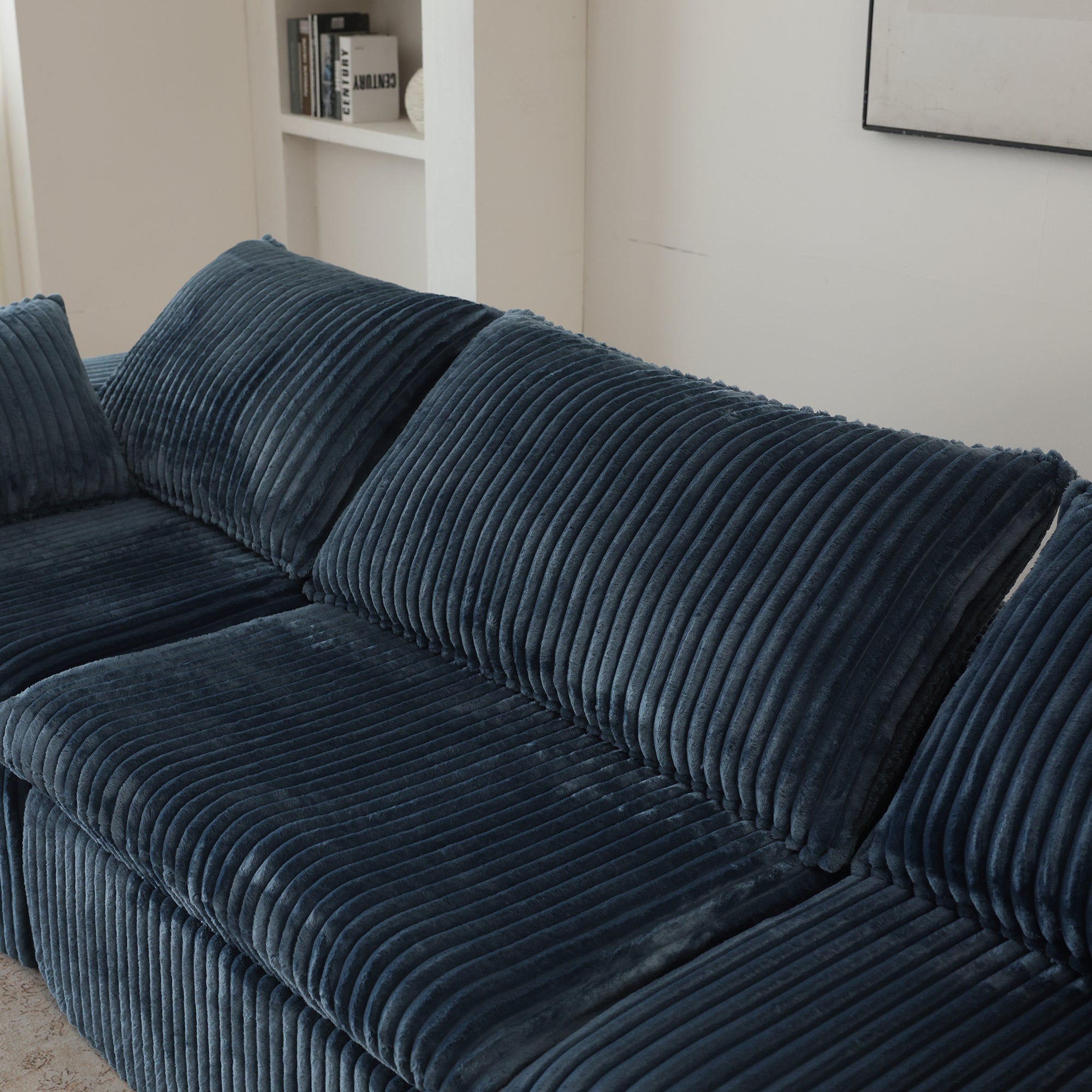 Norre Cloud Blue Corduroy Sofa
