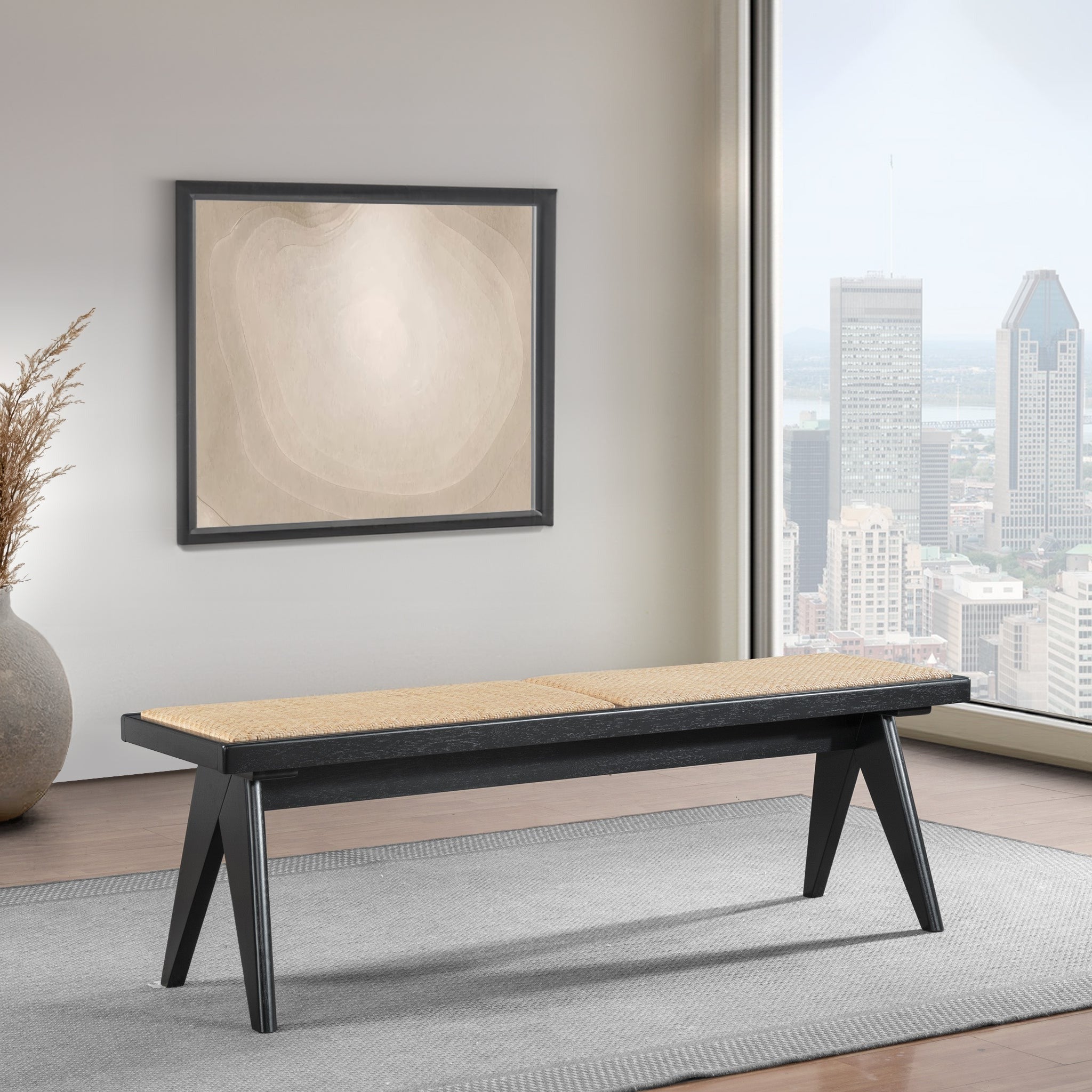 Kora Rattan Bench