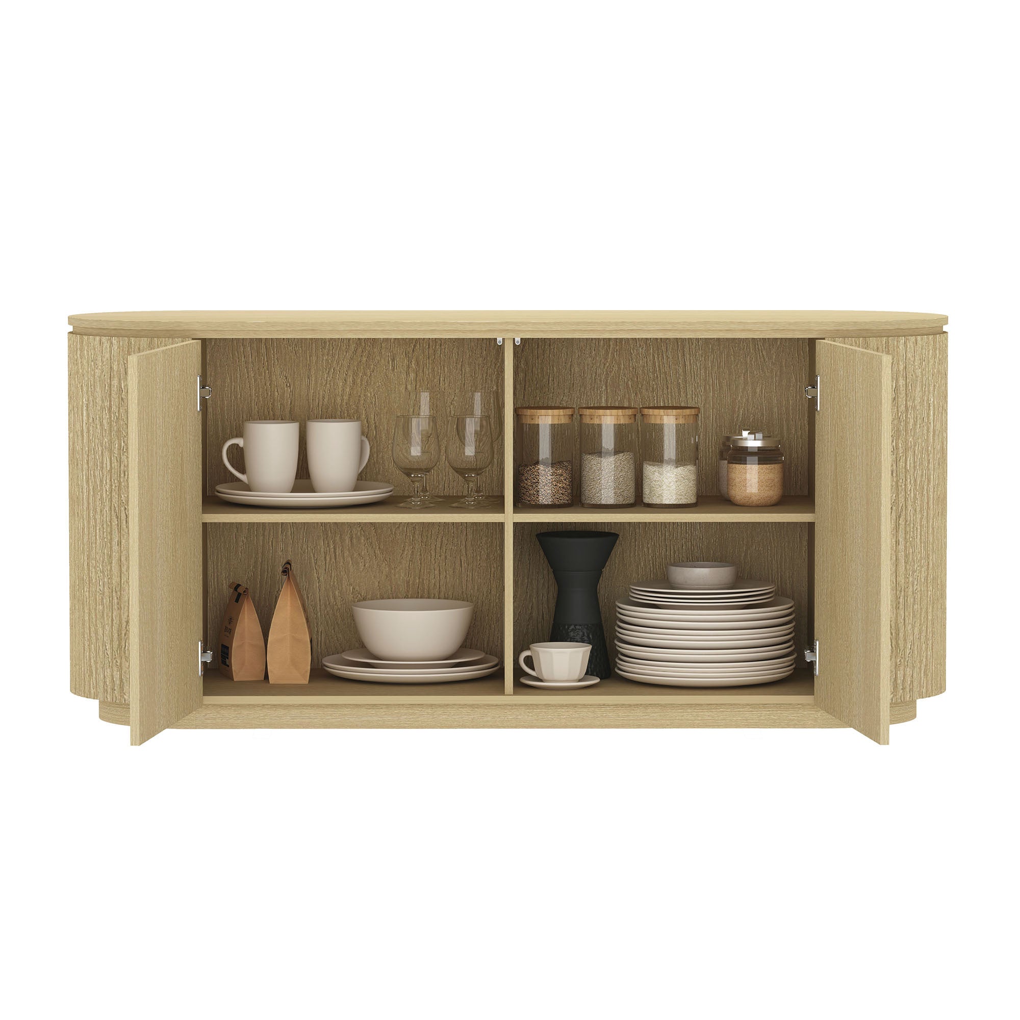 Olivia 60" Sideboard in Natural Oak