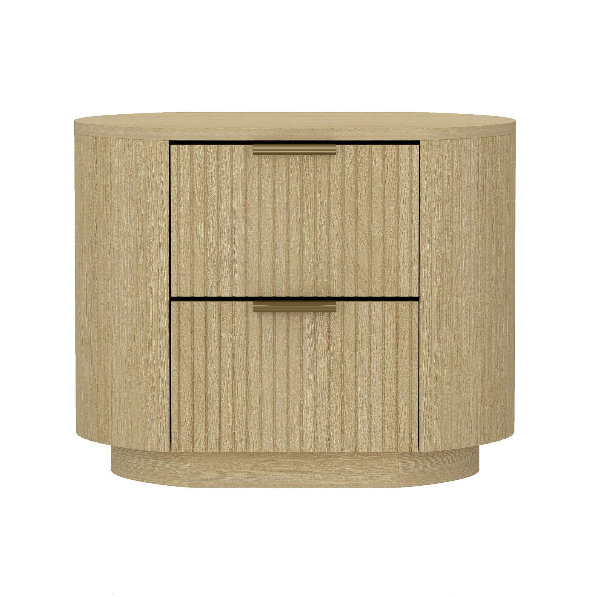 Olivia Modern Natural Oak Nightstand