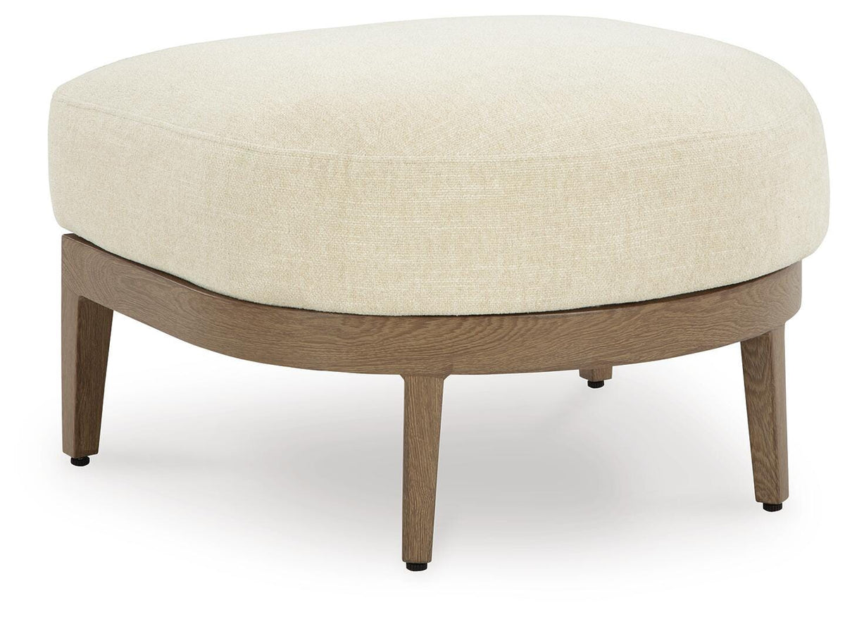 Serene Outdoor Ottoman