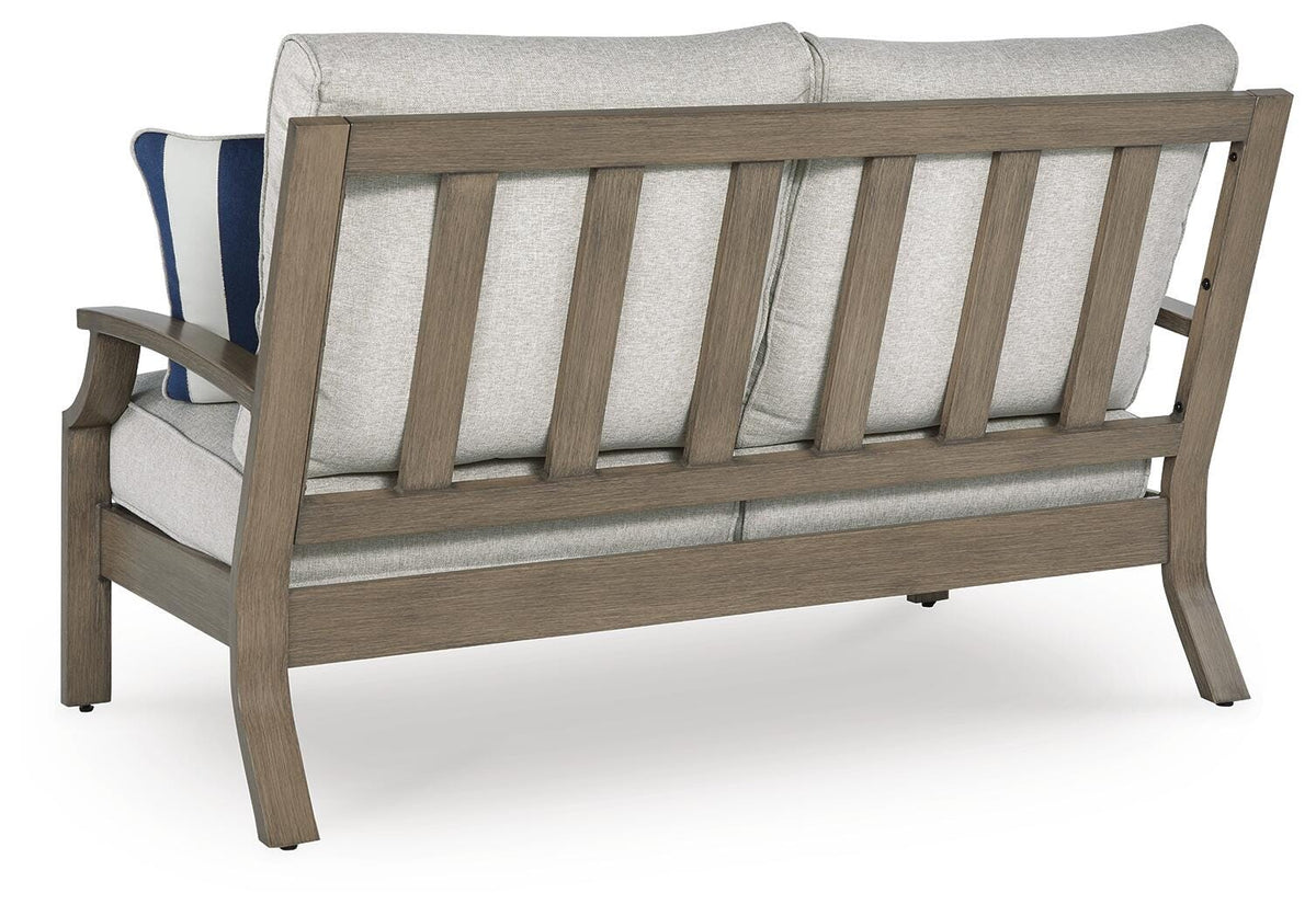 Rainier Outdoor Loveseat by Ashley - image 4