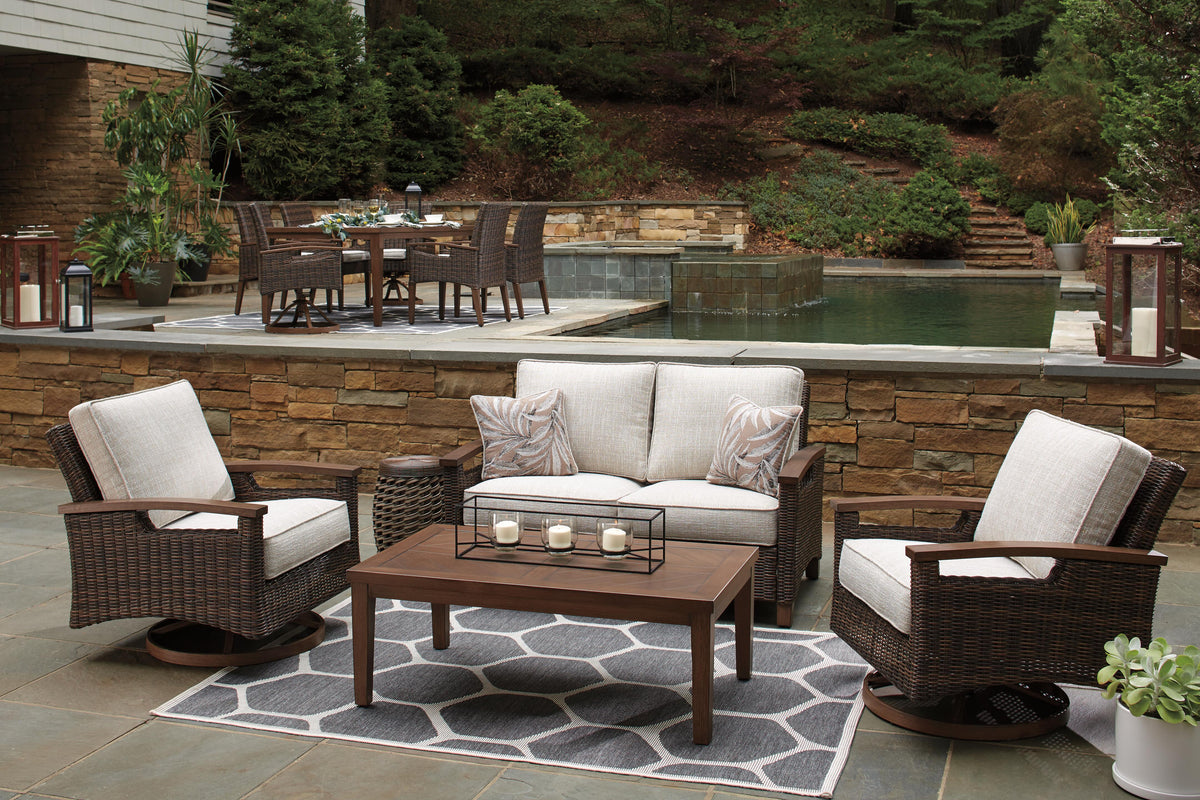 Paradise Outdoor Loveseat by Ashley - image 9