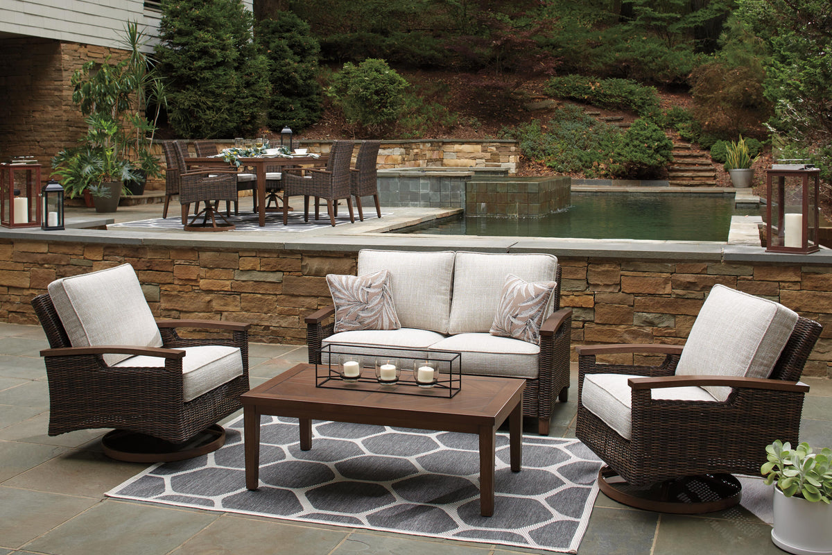 Paradise Outdoor Loveseat by Ashley - image 8