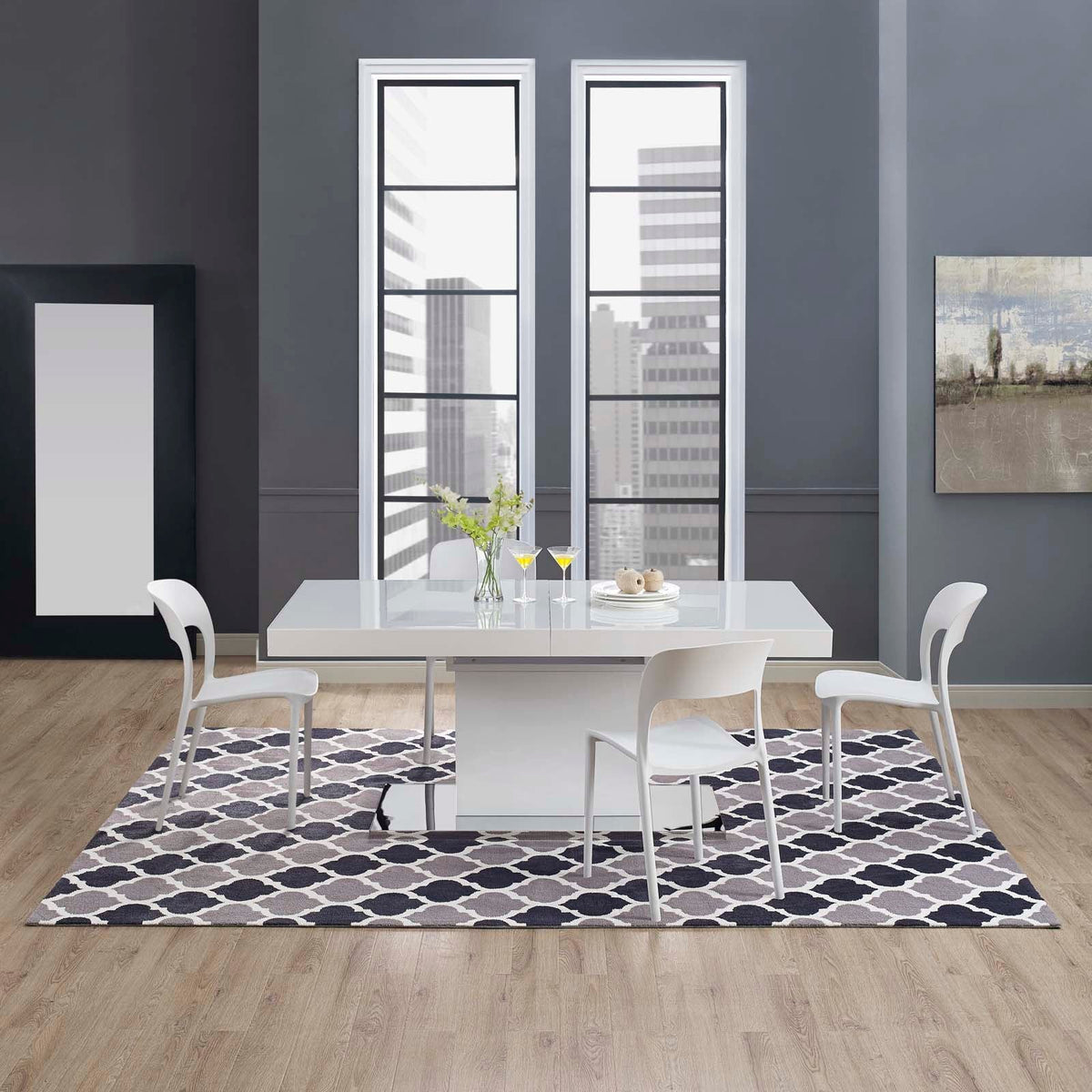 Lida Moroccan Trellis Area Rug - view 23