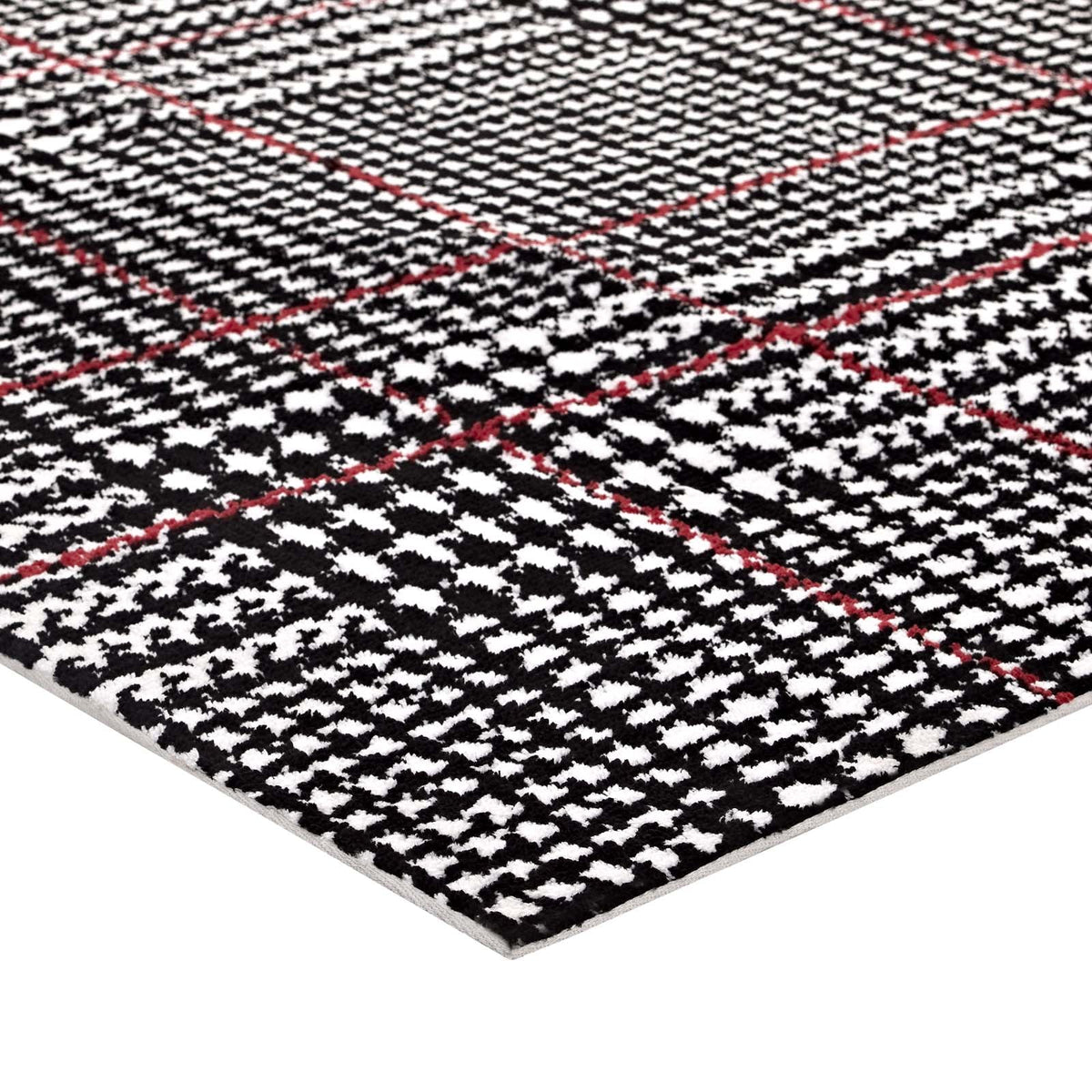 Kaja Abstract Plaid Area Rug - view 5
