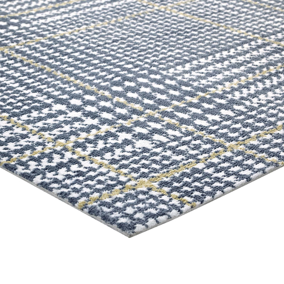 Kaja Abstract Plaid Area Rug - view 4