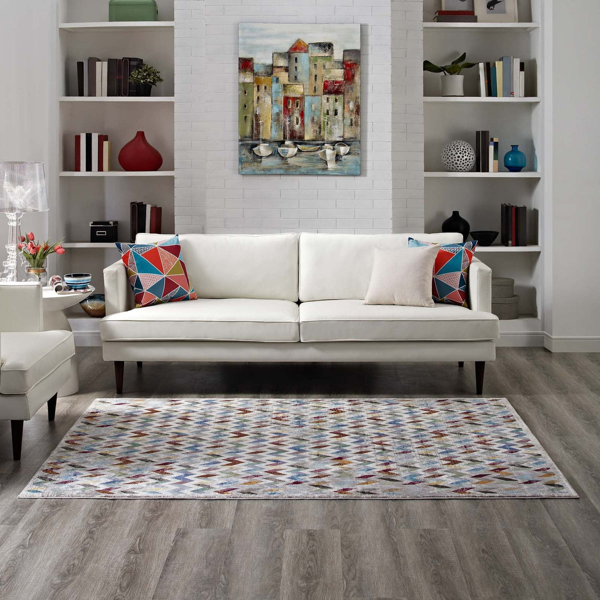 Gemma Chevron Mosaic Area Rug