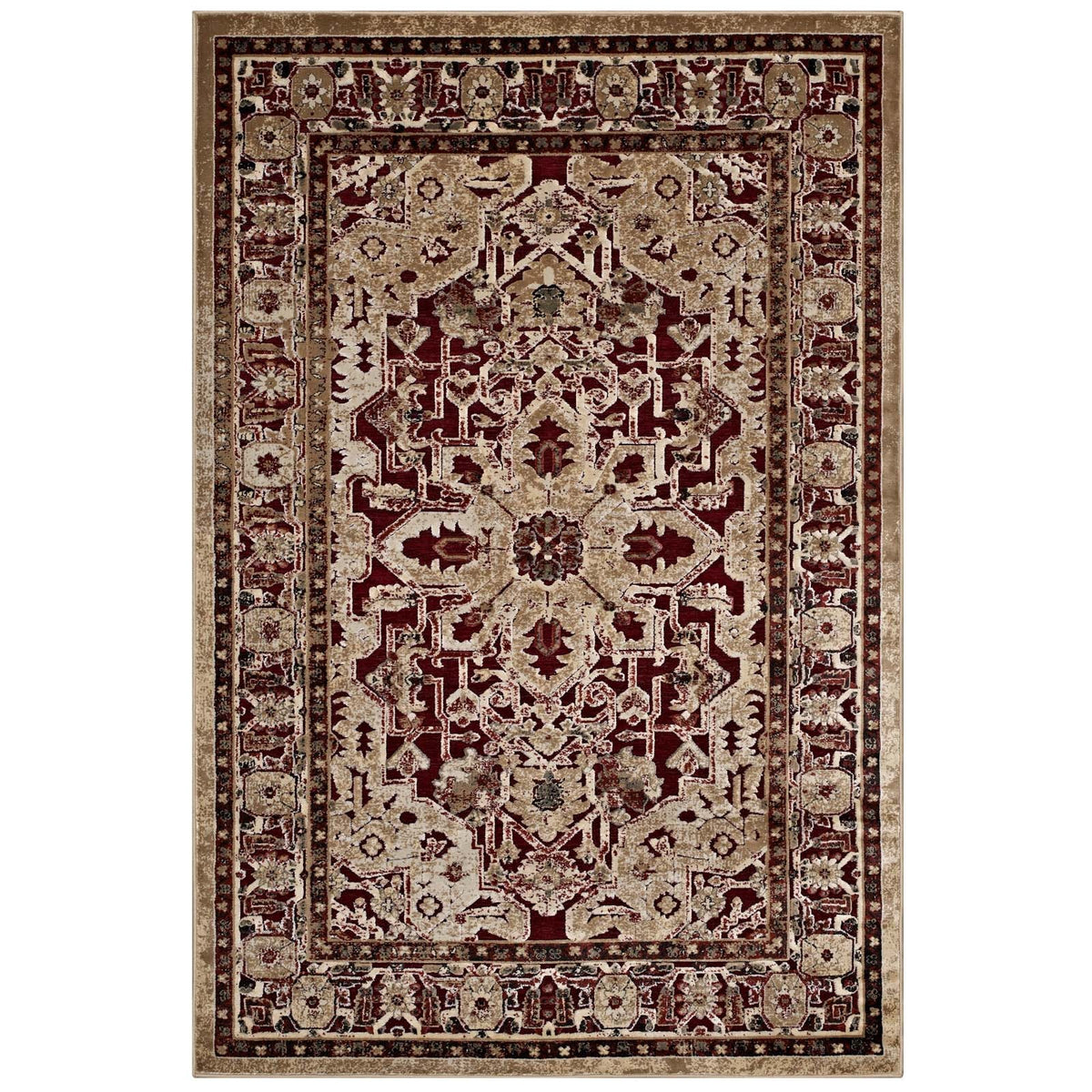 Grania Ornate Vintage Floral Turkish Area Rug