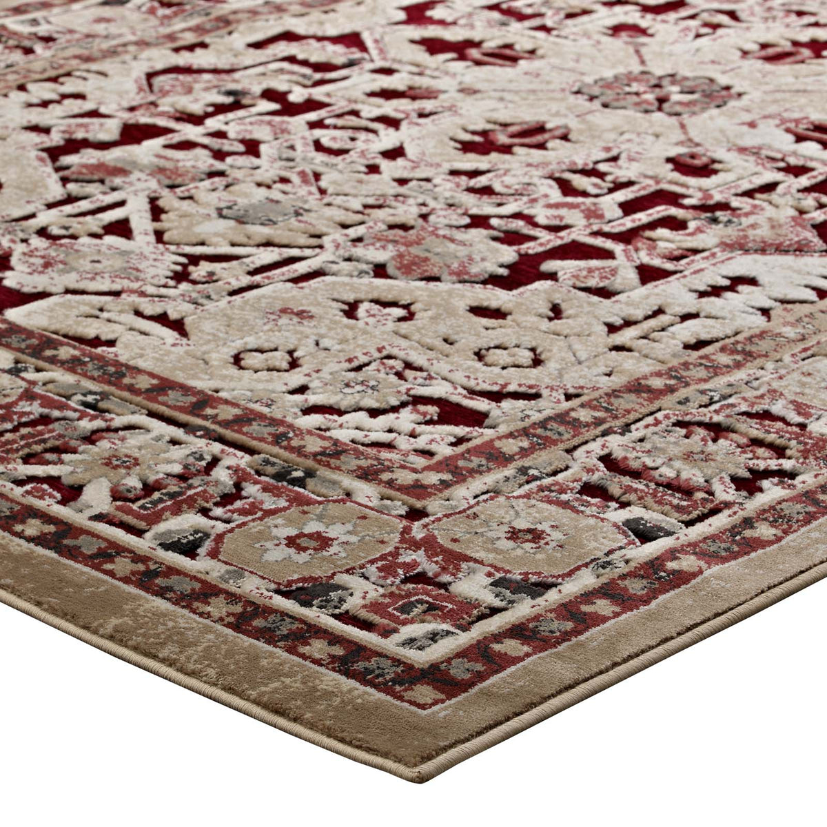Grania Ornate Vintage Floral Turkish Area Rug