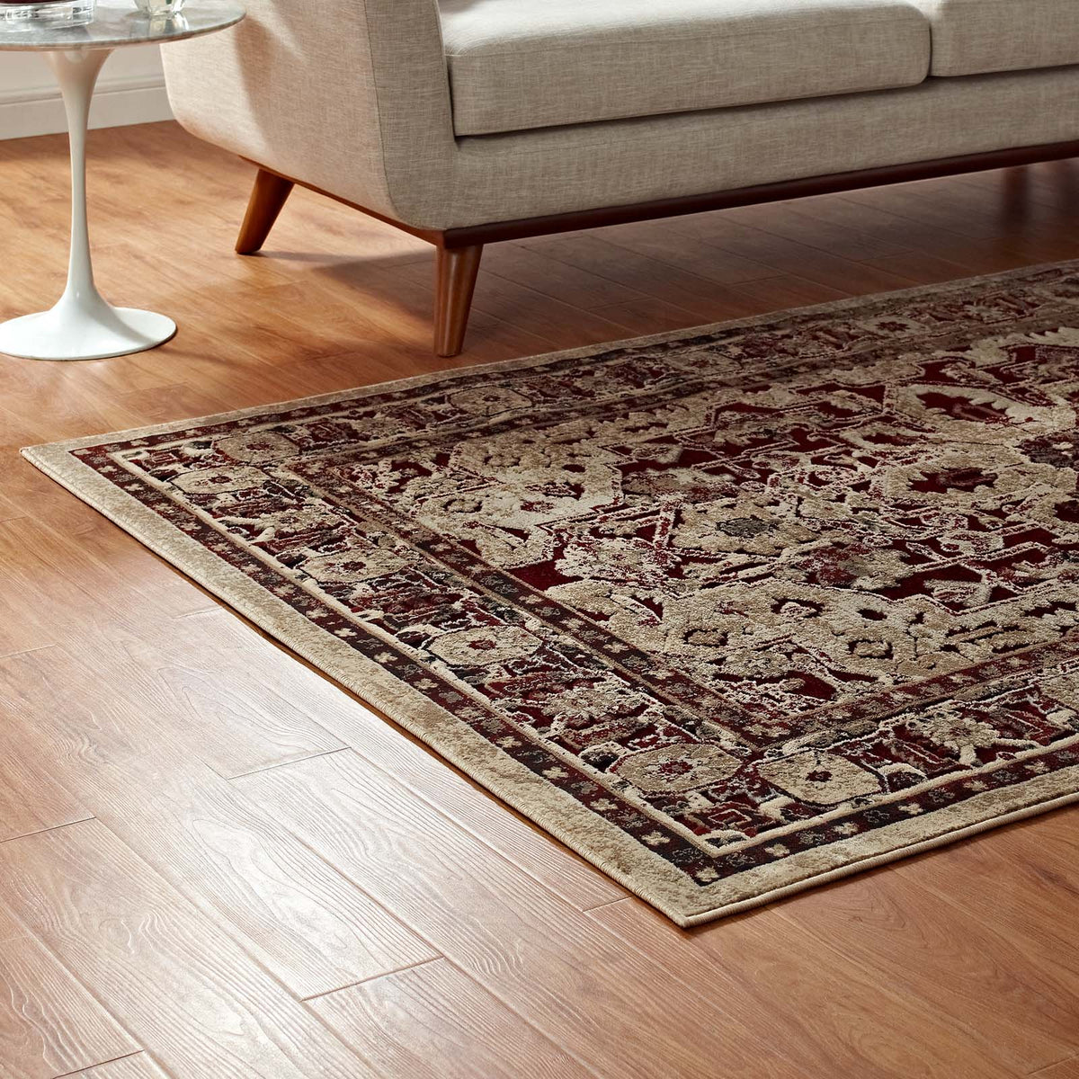 Grania Ornate Vintage Floral Turkish Area Rug