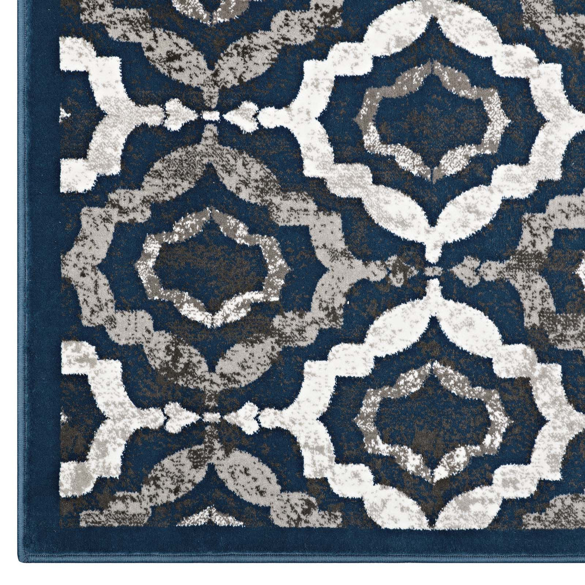 Kalinda Rustic Vintage Moroccan Trellis Area Rug