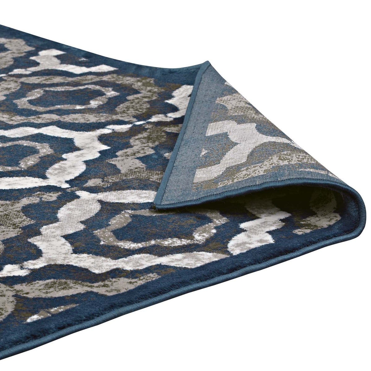 Kalinda Rustic Vintage Moroccan Trellis Area Rug