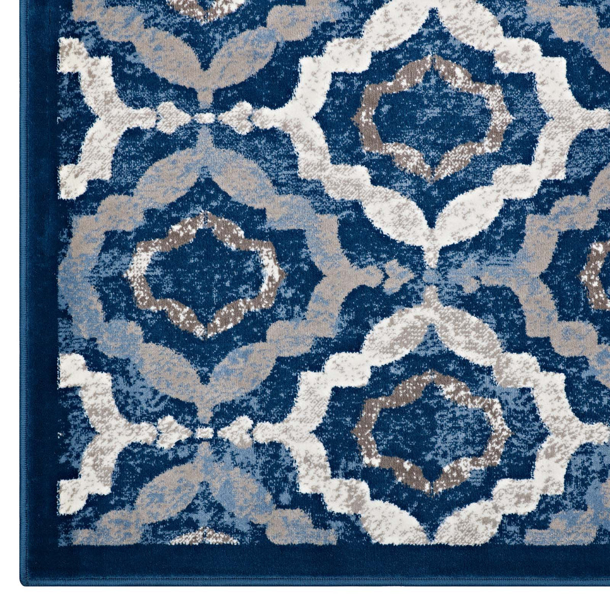Kalinda Rustic Vintage Moroccan Trellis Area Rug