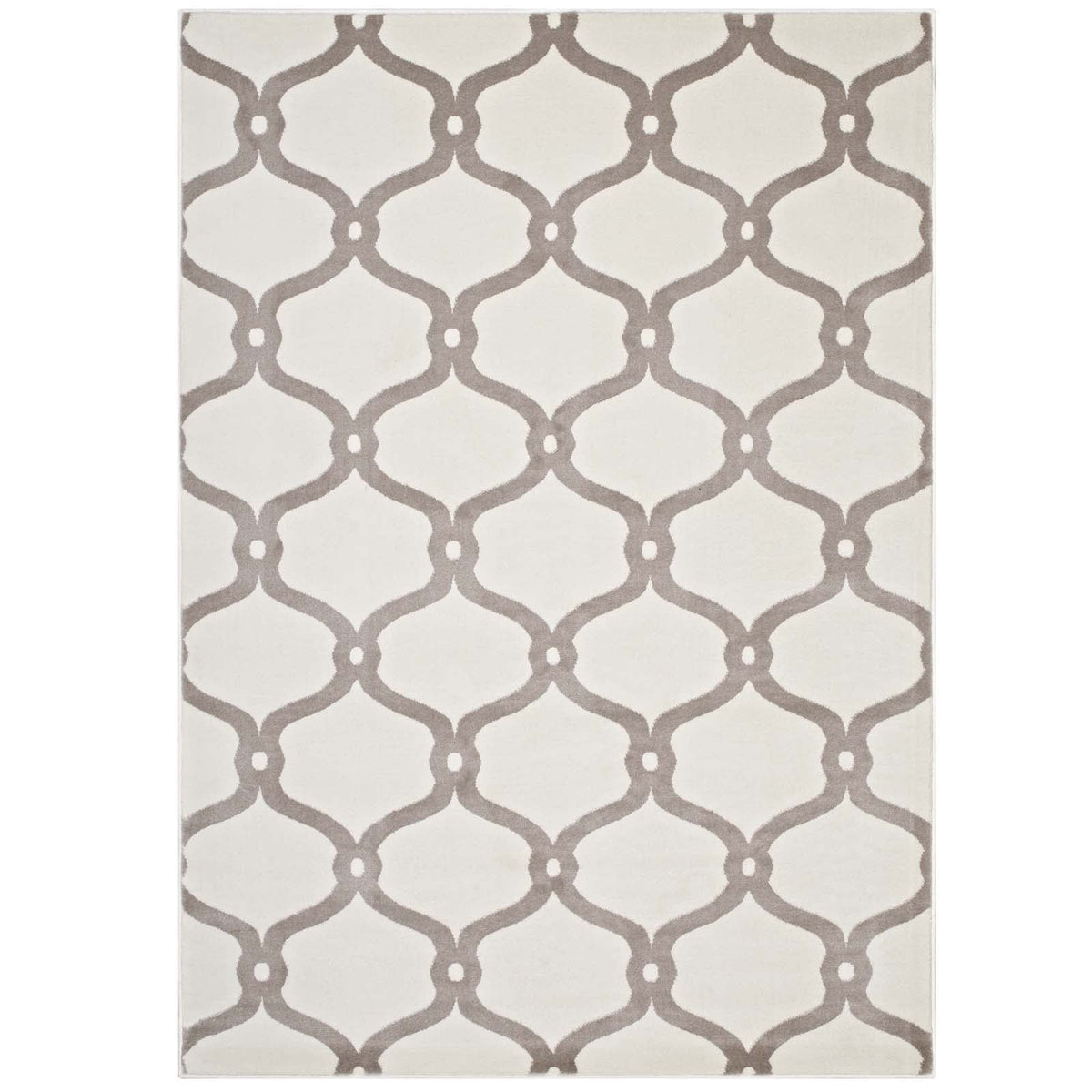 Beltara Chain Link Transitional Trellis Area Rug