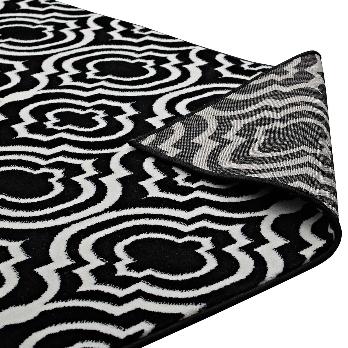 Frame Transitional Moroccan Trellis Area Rug - view 19