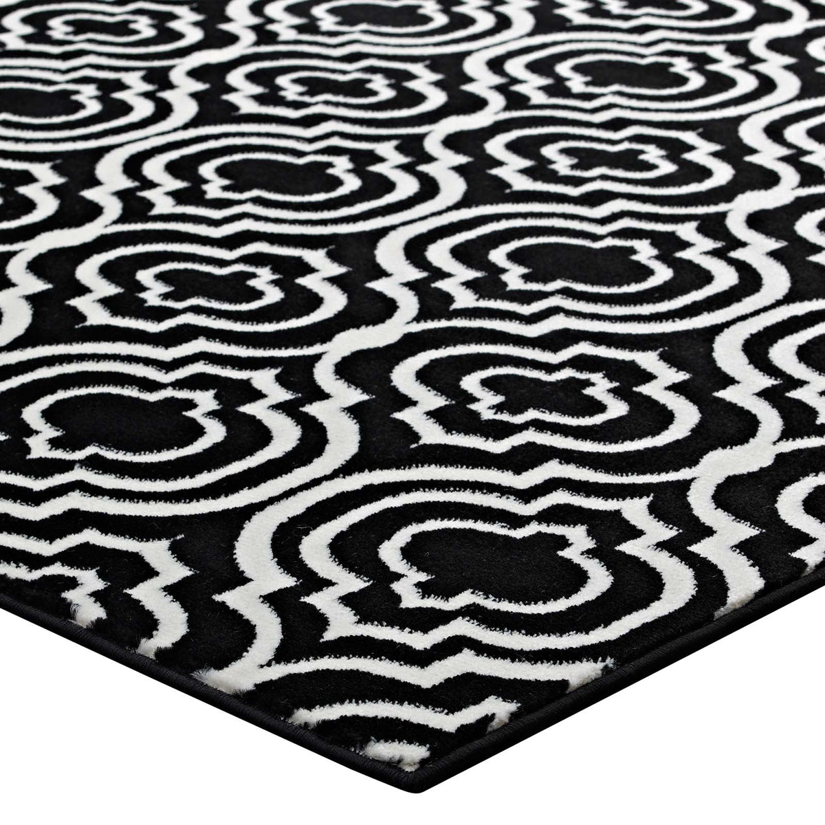 Frame Transitional Moroccan Trellis Area Rug - view 16
