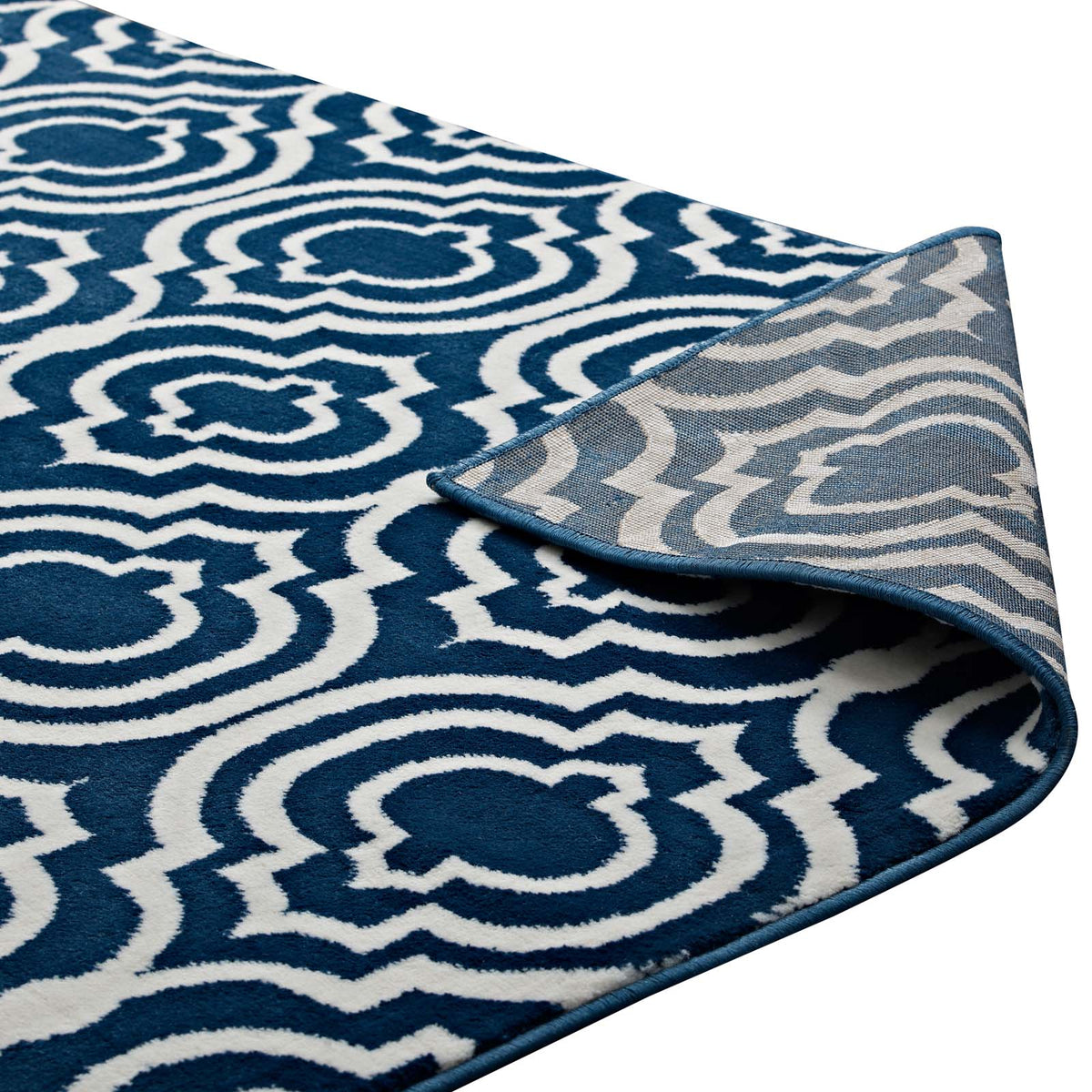 Frame Transitional Moroccan Trellis Area Rug - view 24