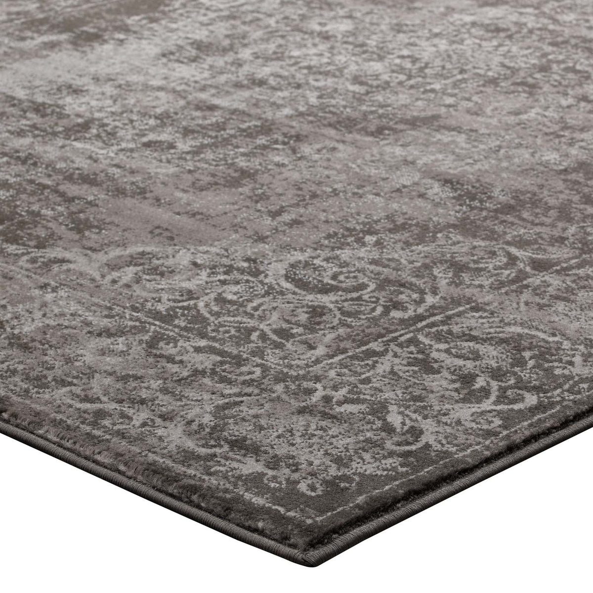 Gamela Rustic Vintage Ornate Floral Medallion Area Rug