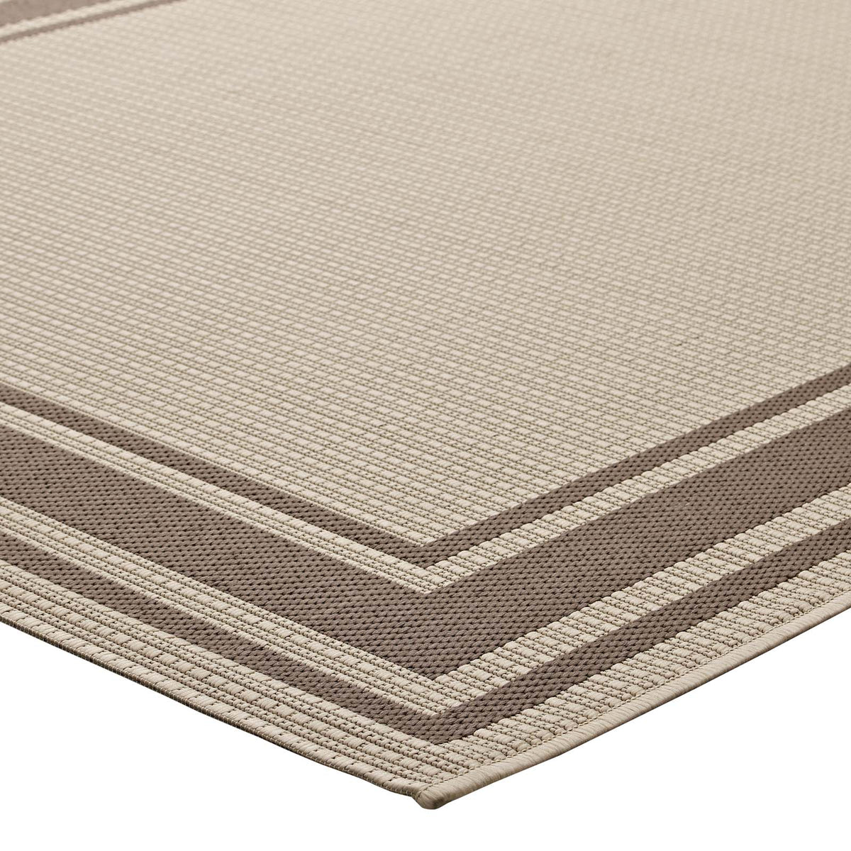 Rim Solid Border Indoor and Outdoor Area Rug - view 12