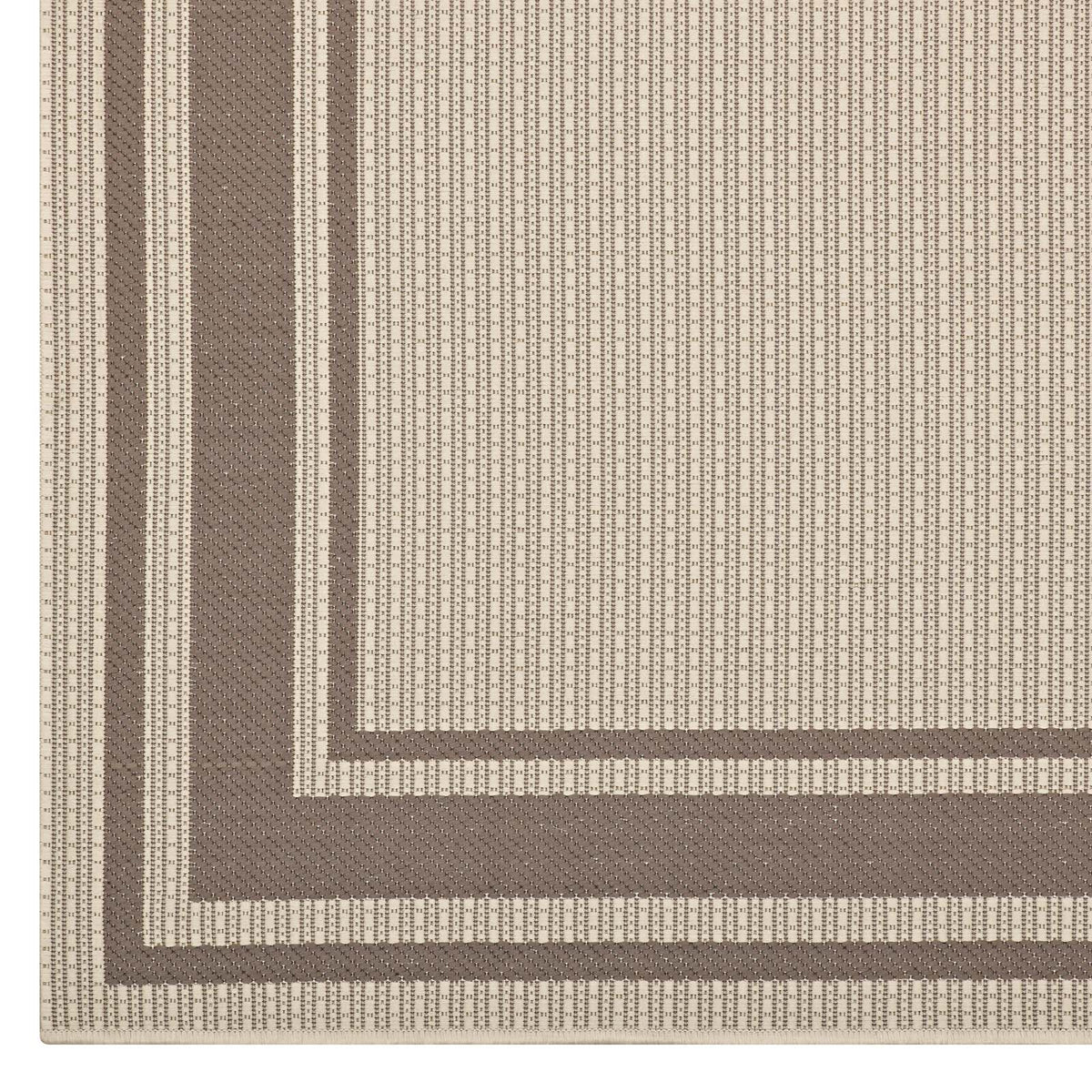Rim Solid Border Indoor and Outdoor Area Rug - view 9
