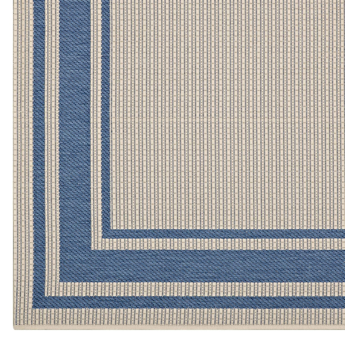 Rim Solid Border Indoor and Outdoor Area Rug - view 6