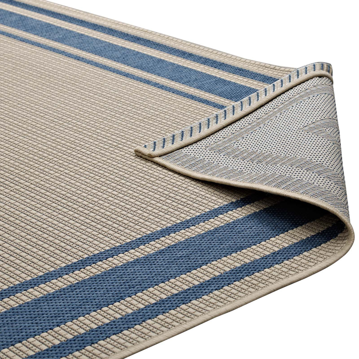 Rim Solid Border Indoor and Outdoor Area Rug - view 16