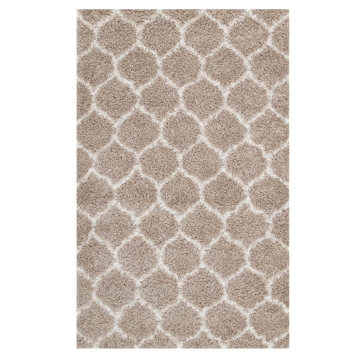Solvea Moroccan Trellis Shag Area Rug