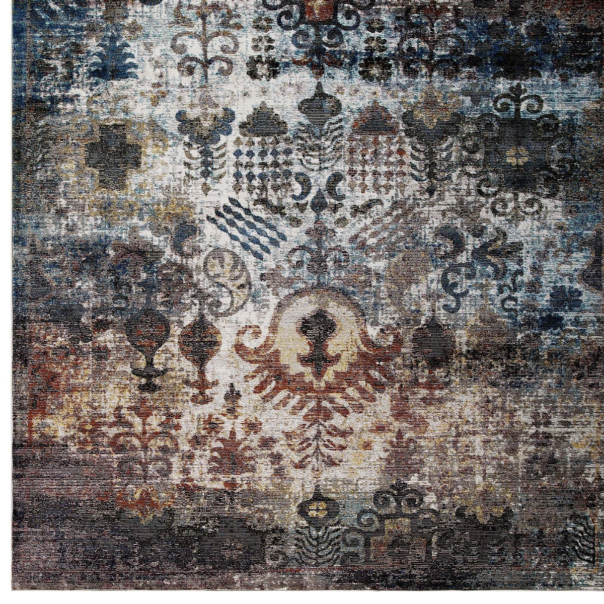 Success Tahira Transitional Distressed Vintage Floral Moroccan Trellis Area Rug