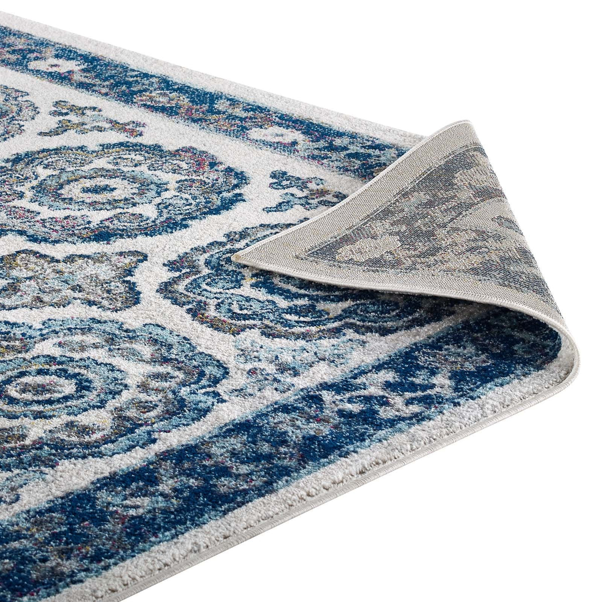 Entourage Odile Distressed Floral Moroccan Trellis Area Rug - view 24