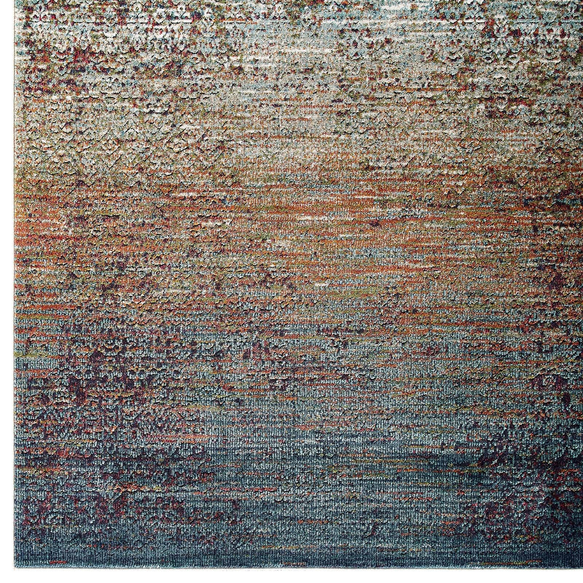 Tribute Jacinda Rustic Distressed Vintage Lattice Area Rug