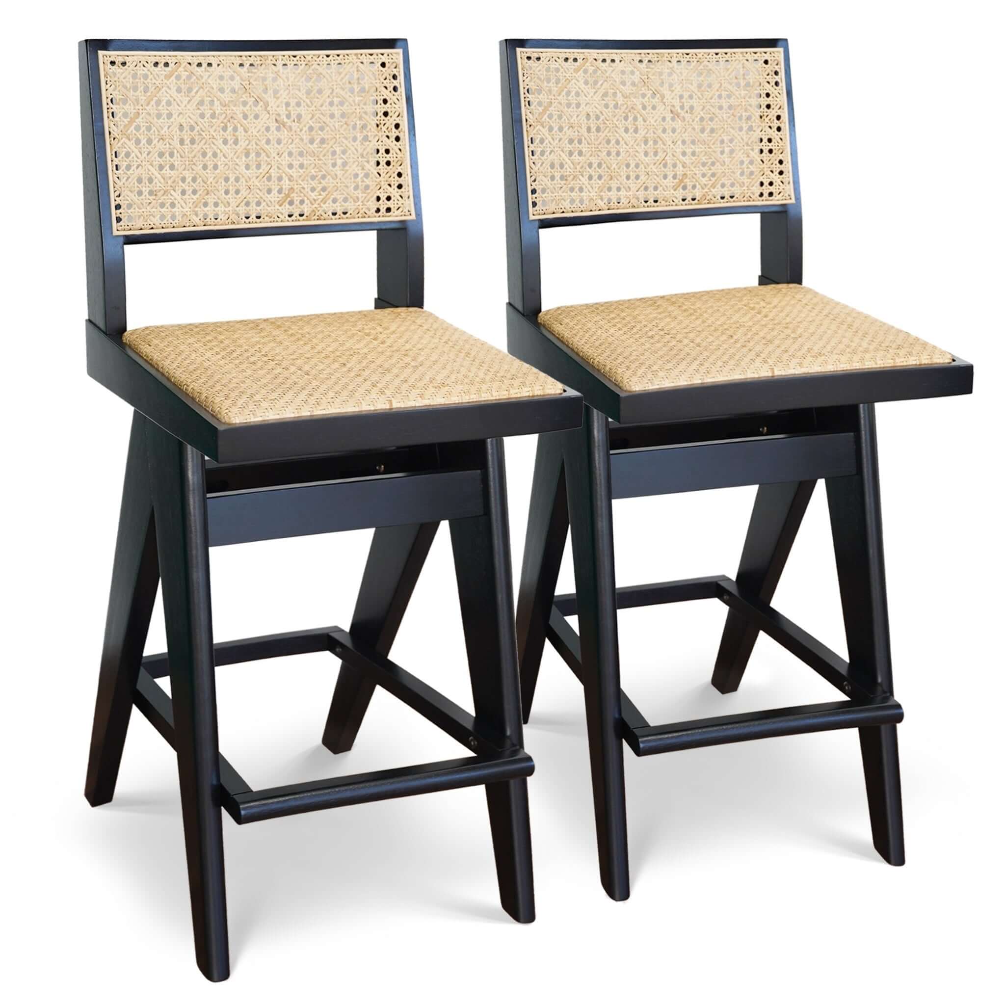 Kaia Rattan Bar Stool