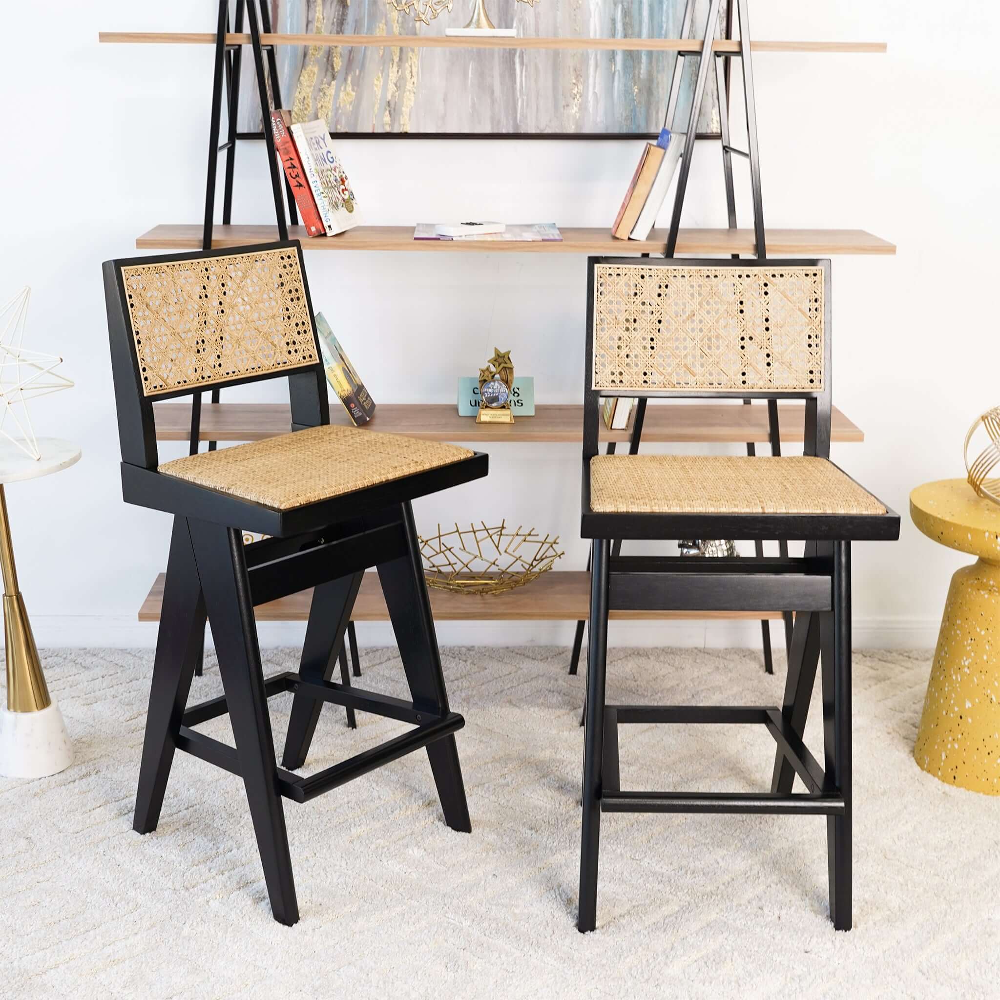 Kaia Rattan Bar Stool