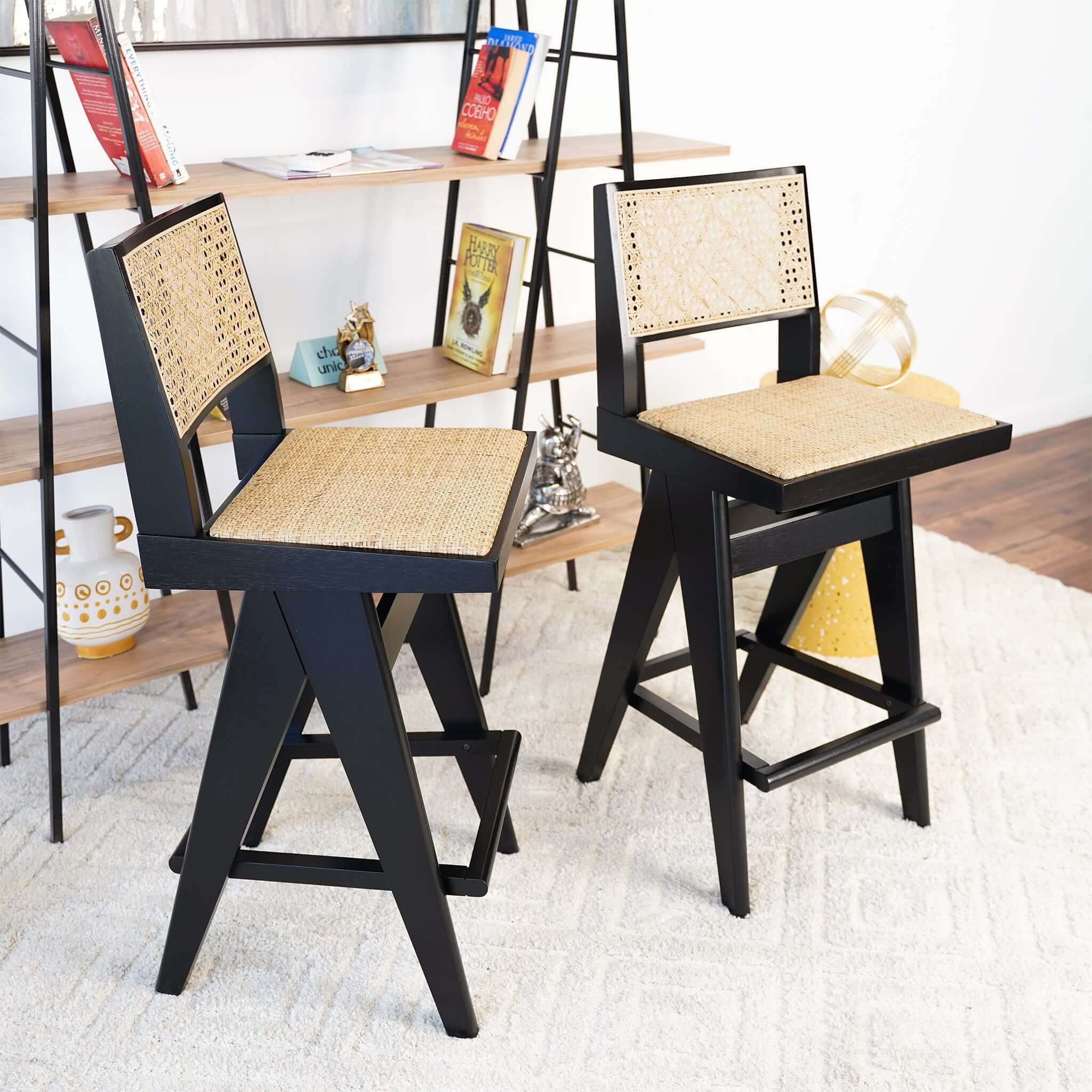 Kaia Rattan Bar Stool