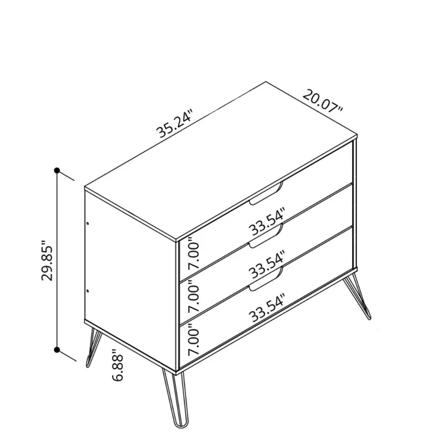 Rockefeller Black Dresser