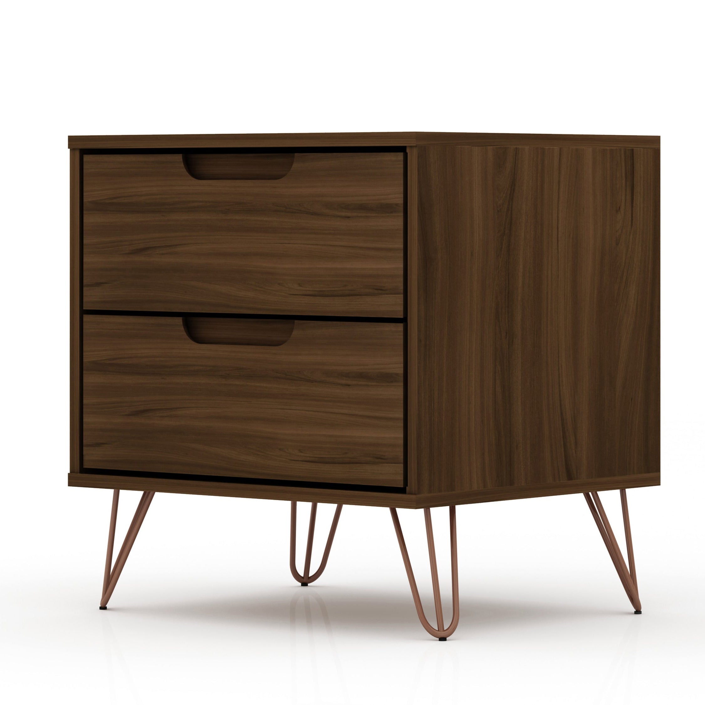Rockefeller 2.0 Nightstand in Chestnut Brown