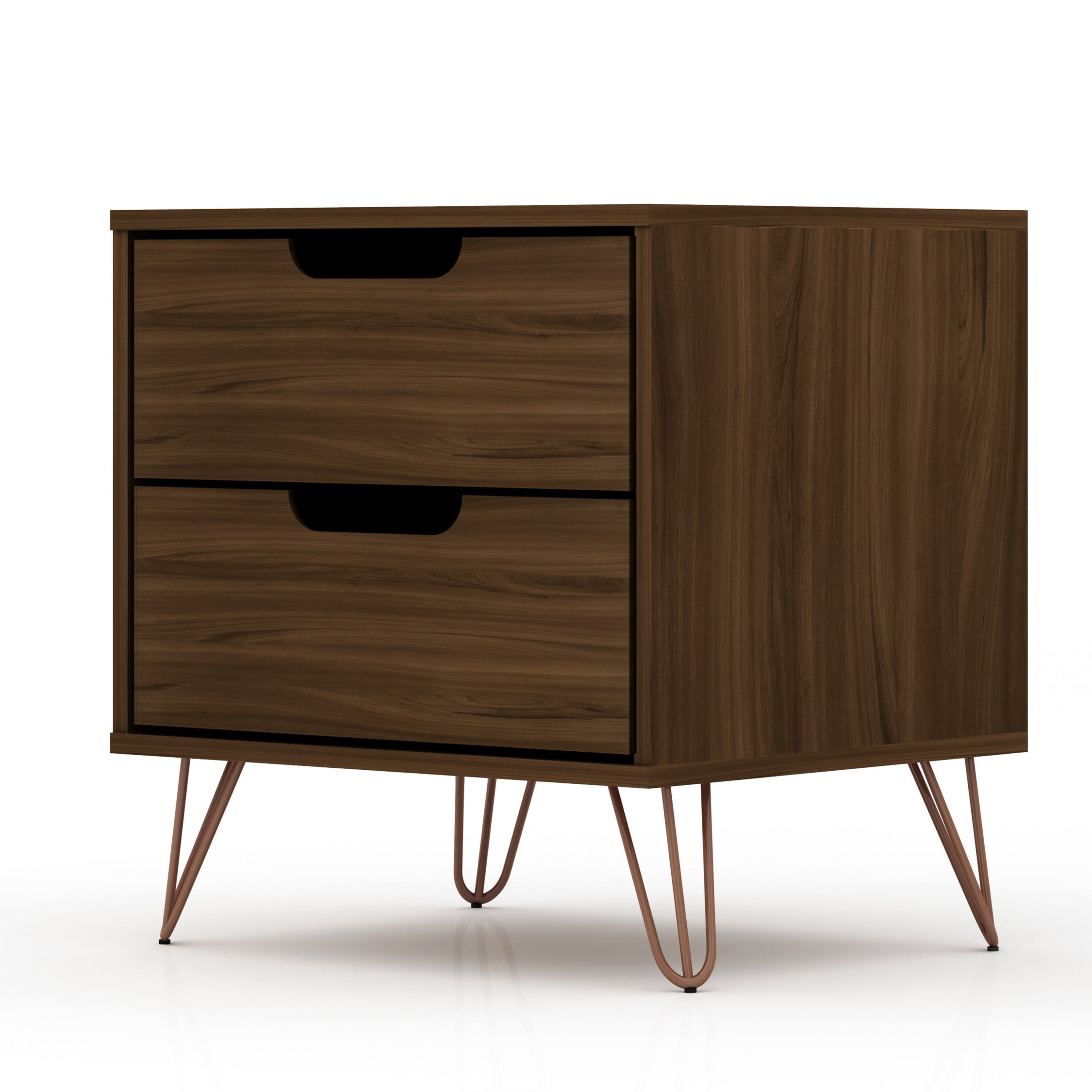 Rockefeller 2.0 Nightstand in Chestnut Brown