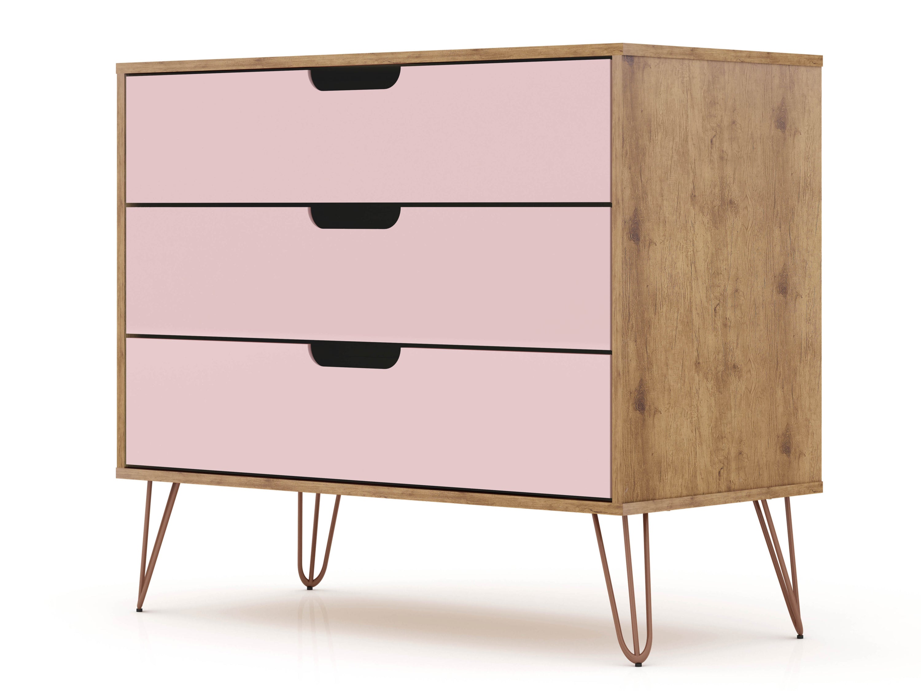 Rockefeller Dresser in Nature and Rose Pink