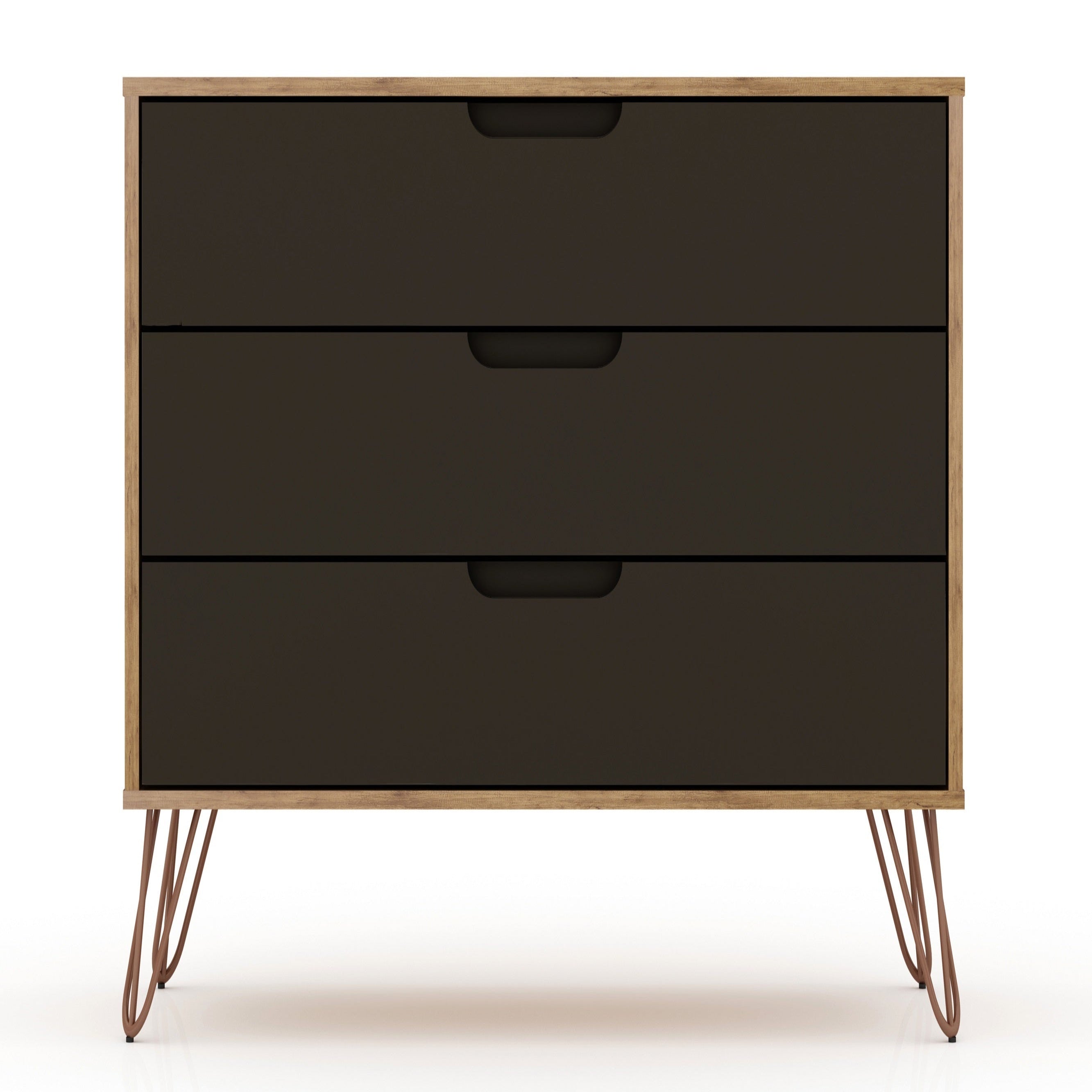 Rockefeller Modern Nature and Textured Gray Dresser